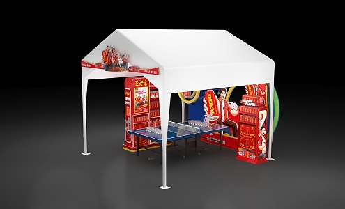 Table Tennis Products Show Sports Games 3d model