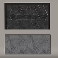 Modern Accent Wall Designs with Geometric Gold Triangles and Textured Gray Surfaces