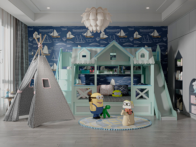 Modern Children's Room model