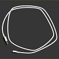 White USB Charging Data Cable With Durable Smooth Surface And Connector Ends
