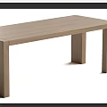 Veneta Cucine Minimalist Log Dining Table 3d model