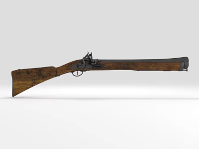 modern large caliber musket 3d model