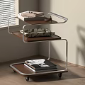 Storage Rack Cart Display Rack 3d model
