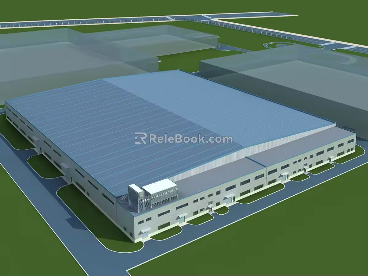 Factory 3d model