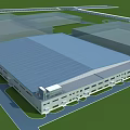 Factory 3d model
