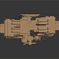 3D Rendered Detailed Mechanical Engine Featuring Gears Pipes And Metallic Components