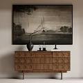 Quiet Wind Decorative Cabinet 3d model