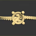 Elegant Gold Ring Design With Sparkling Side Stones And Intricate Band Details
