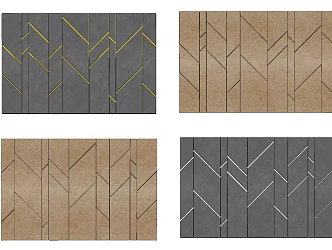 Modern soft bag leather soft bag hard bag background wall 3d model