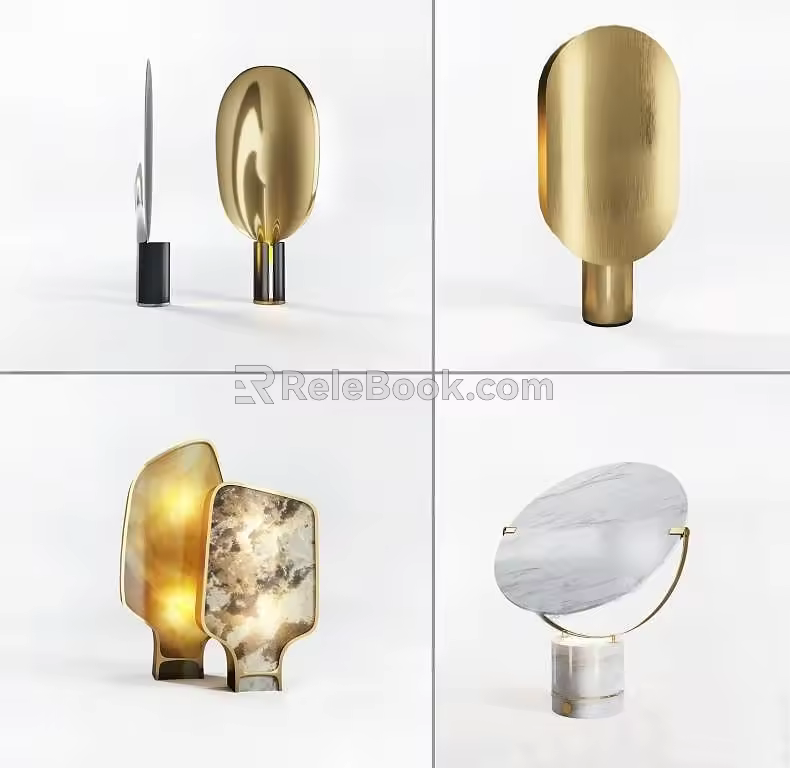 Table lamp 3d model