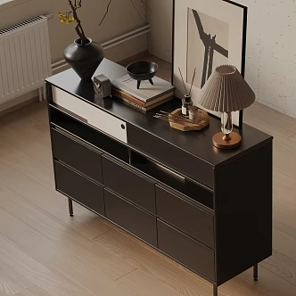 Modern Entrance Cabinet 3d model
