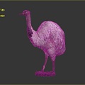 Ostrich spider bird bird bird bird animal game animal cartoon animal animal 3d model