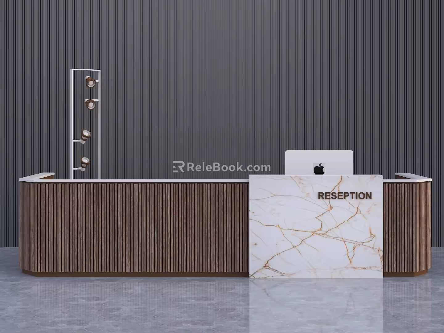Reception Desk 3d model