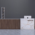 Reception Desk 3d model