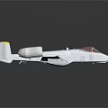 White Aerospace Vehicle Model With Wing Structure And Cockpit For Space Exploration