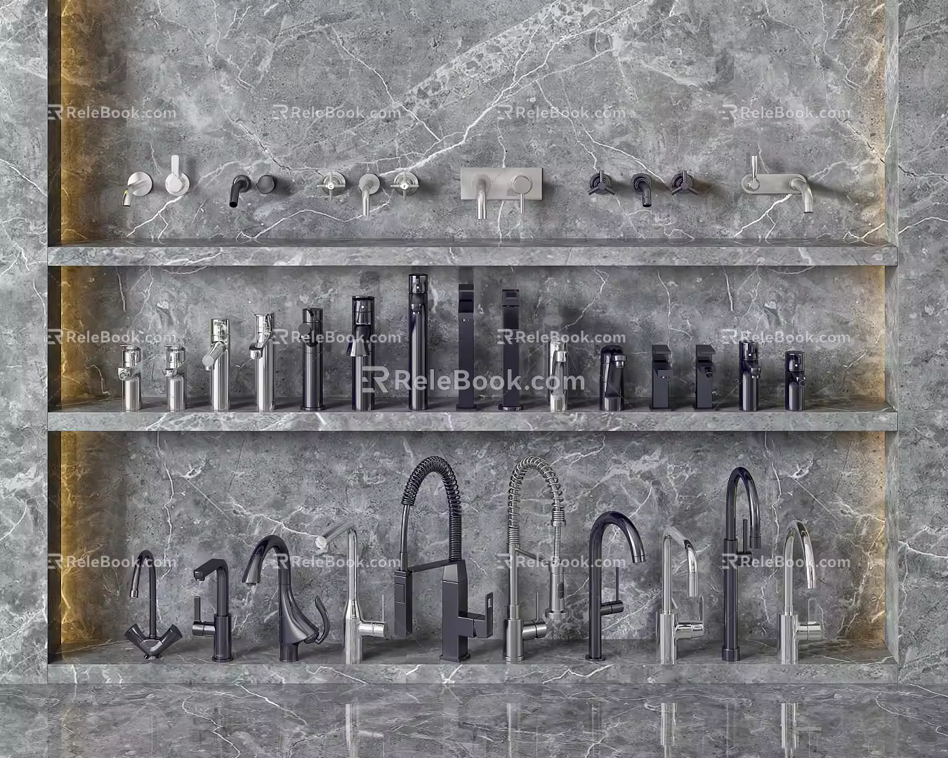 Modern faucet 3d model
