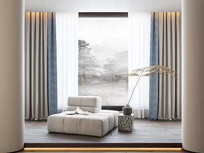 Style Curtain 3d model