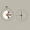 Modern Clock 3d model