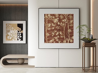 New Chinese Decorative Painting 3d model