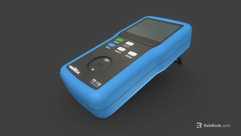 TASIELK PT128 Portable Blue Testing Instrument With Display Screen And Buttons 3d model 
