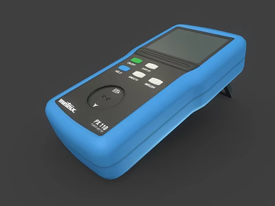 TASIELK PT128 Portable Blue Testing Instrument With Display Screen And Buttons 3d model