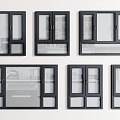 Windows casement windows windows doors and windows windows bay windows aluminum alloy windows 3d model