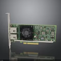 High Quality Graphics Card Featuring Green Circuit Board Cooling Fan USB Ports and Electronic Components