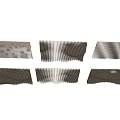 Modern Wavy Striped Ceiling Design With Dynamic Patterns For Interior Decor