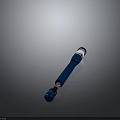 High Performance Blue Automotive Shock Absorber With Metal Body And Connecting Ends