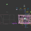 Modern Nova Bar Interior With Neon Sign Drink Shelves High Chairs Tables And TV Screen