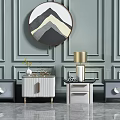 Bedside table combination 3d model