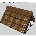 Practical Multilayer Wooden Display Shelving Featuring Metal Frame And Tiered Storage Compartments