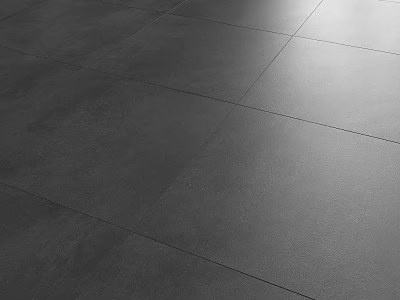 Modern Gray Tile Flooring With Smooth Surface And Minimalist Design For Interior Spaces 3d model