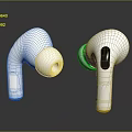 White Wireless Earbuds In Ear Design With High Definition Sound And Built In Microphone