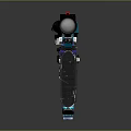 Futuristic Sniper Rifle Design With Scope Blue Accents And Tech Details