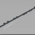 Sturdy Metal Hardware Tool Long Shaft With Smooth Shiny Surface For Machinery Use
