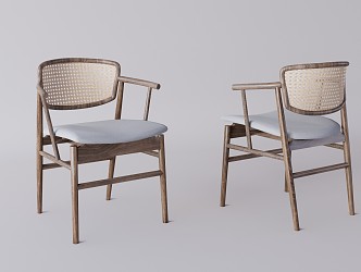 Quiet Dining Chair 3d model