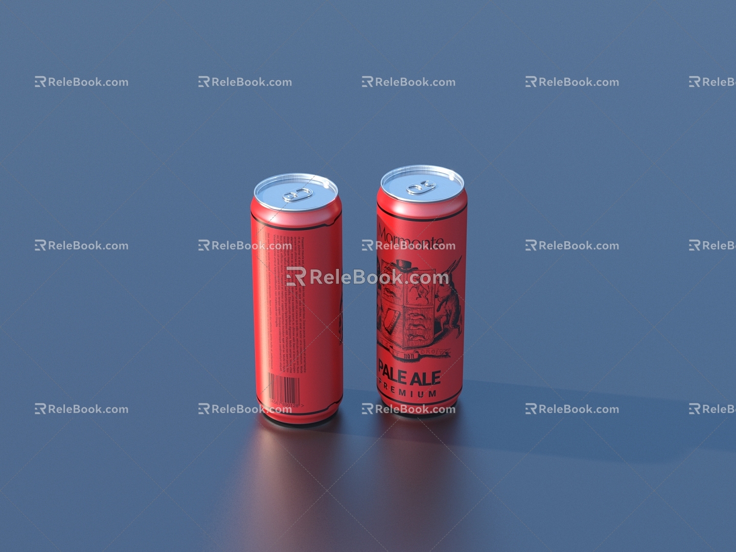 Cans Drink Beer 3d model