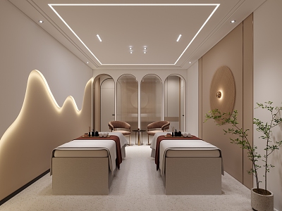 Modern SPA Outsourcing 3d model