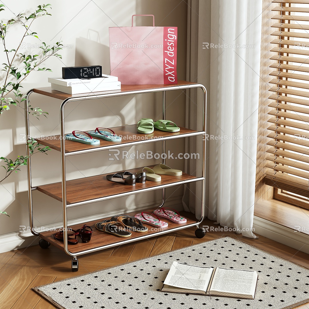 Shoe rack 3d model