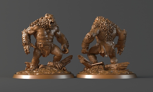 orangutan beast 3d model