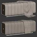 Modern Sofa Stool Minelli Essential Bench Footstool Play 3d model