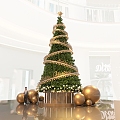 Giant Christmas Tree Christmas Beauty Luxury Christmas 3d model