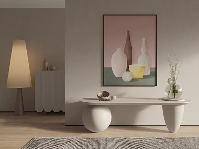 Quiet Decorative Painting Texture Decorative Hanging Painting 3d model