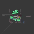 Industrial Plant With Multiple Silos Waterfront Greenery Support Buildings And Dormitories