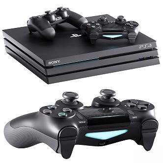 ps4 gamepad 3d model