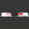 Household Essentials Blister Pack with Red and White Capsules for Medicine Storage