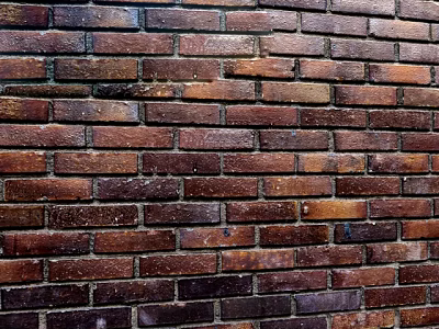 Red Brick Wall With Textured Surface And Rustic Aged Bricks Classic Design 3d model