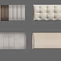 Bedside backrest soft bag 3d model