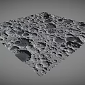 Stunning Lunar Landscape Featuring Scattered Craters And Gray Rocky Terrain